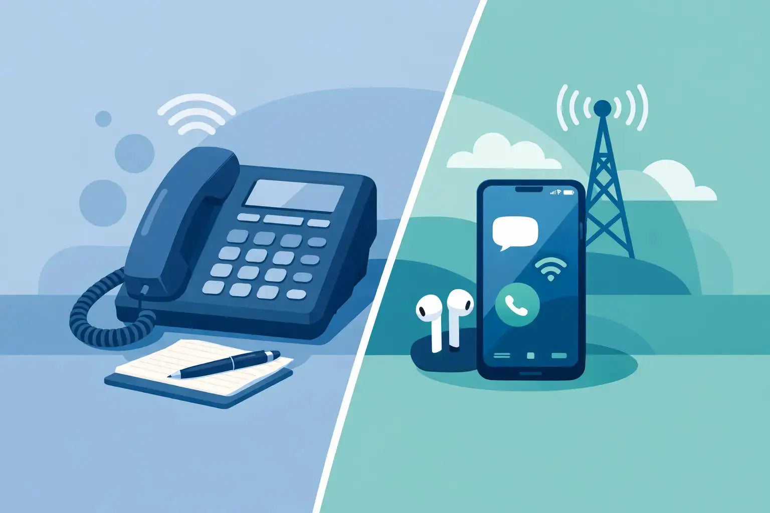 Landline Phones Versus Cell Phones