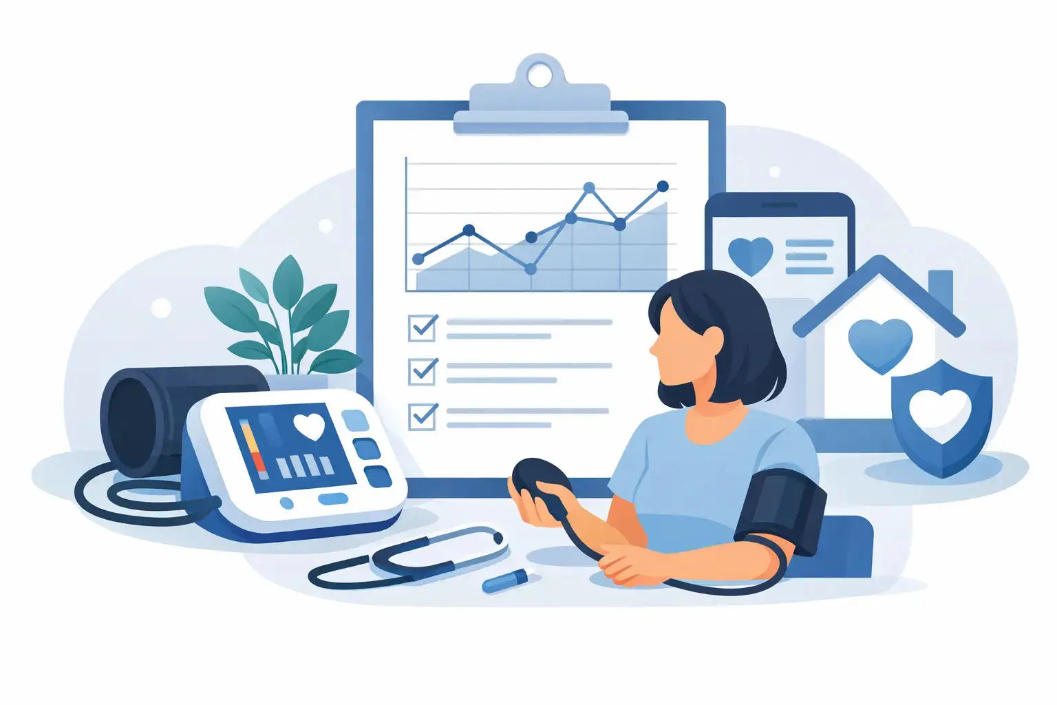 Blood Pressure Monitoring at Home Chart Tips