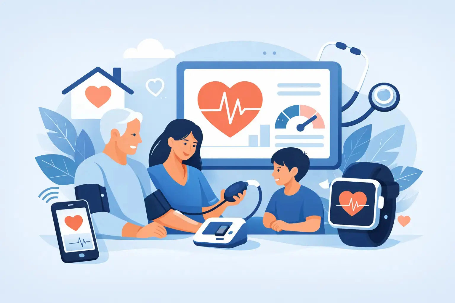 How to Track Family Blood Pressure at Home