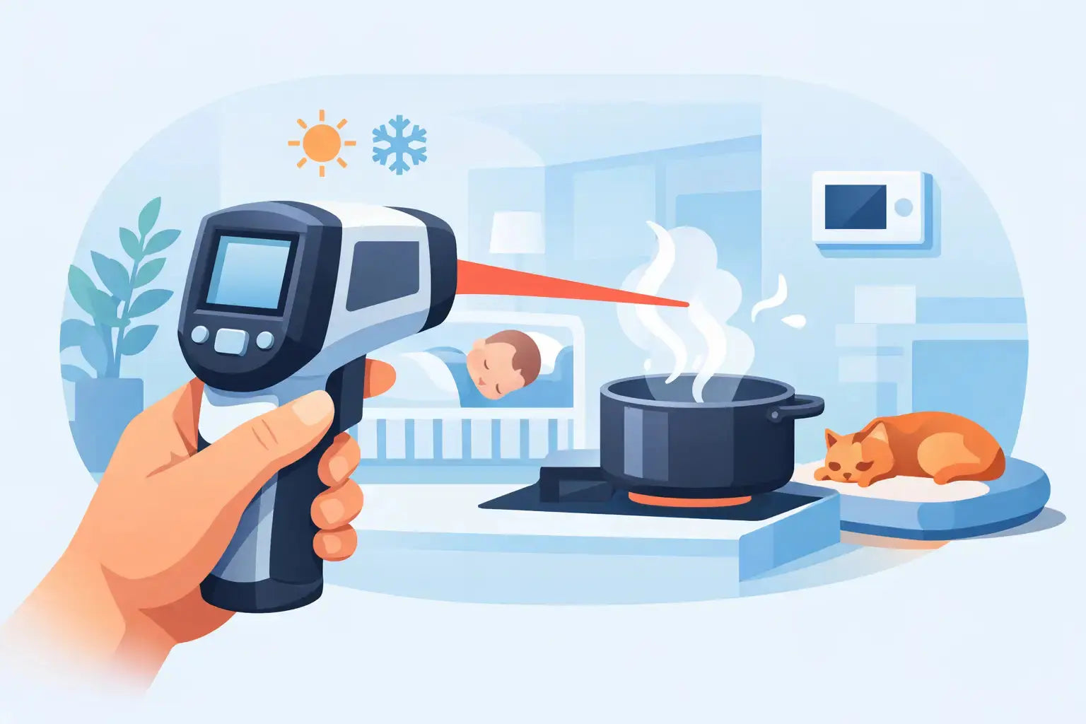 How an Infrared Thermometer Helps at Home