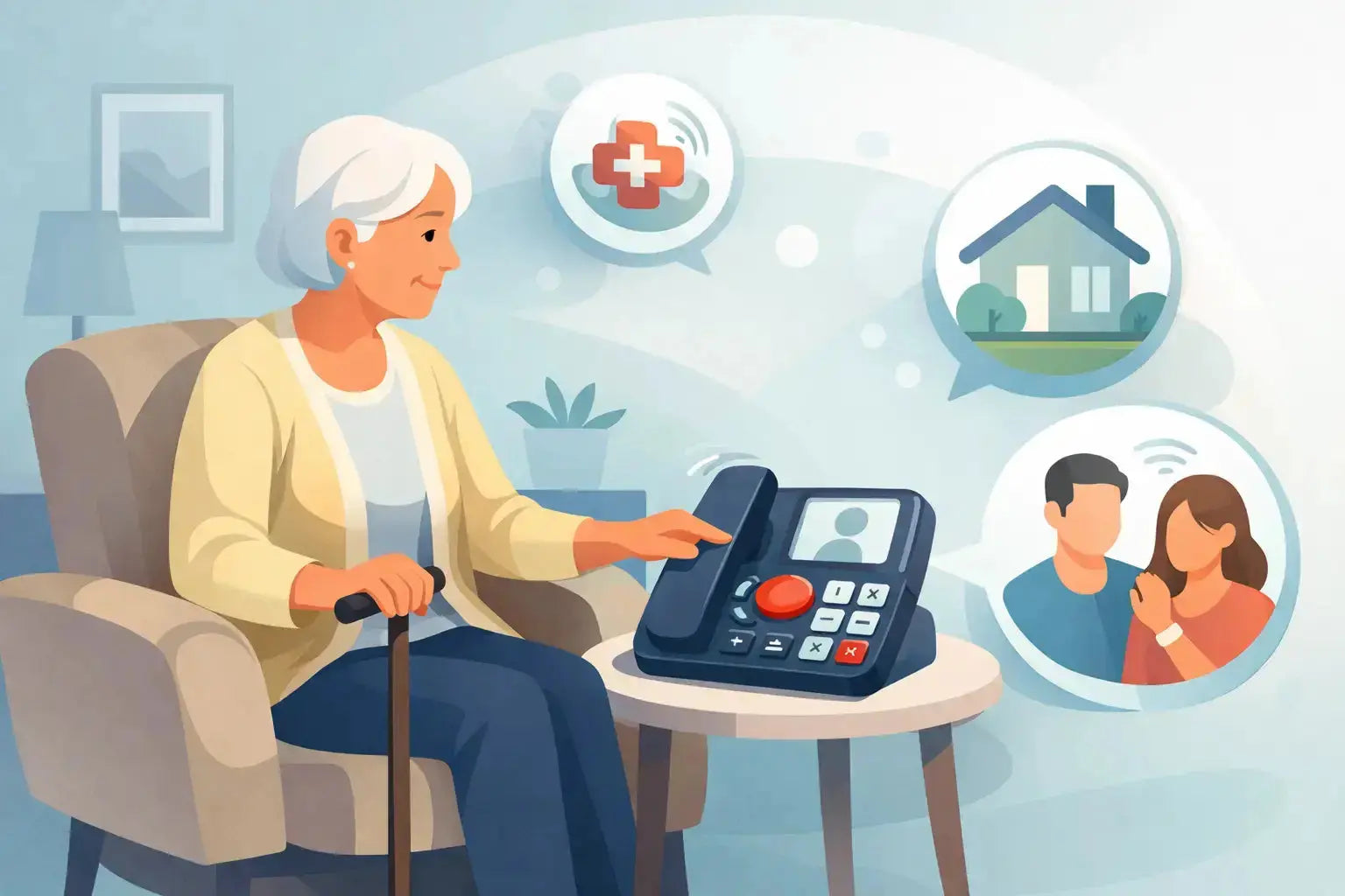 Choosing an Emergency Phone for Elderly at Home