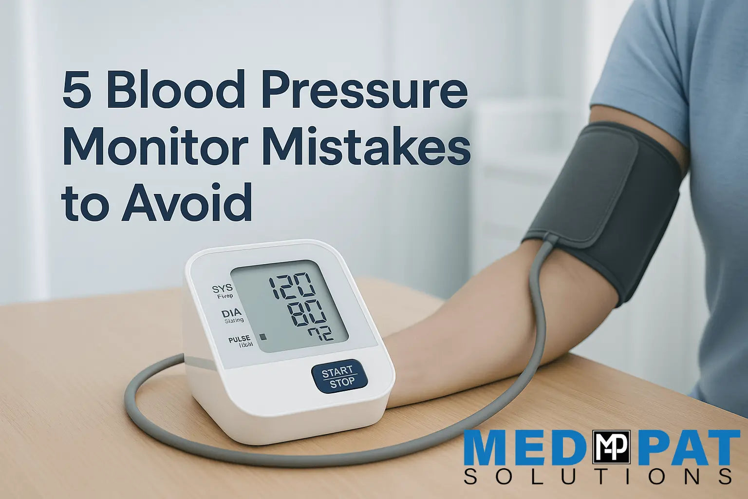 Common Blood Pressure Monitor Mistakes and How to Avoid Them - MedPat Solutions