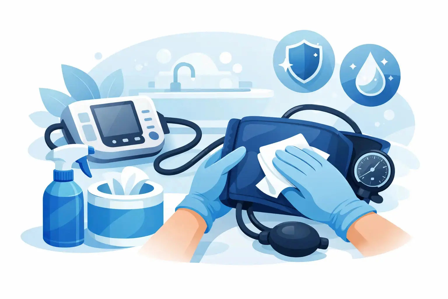 How to Clean a Blood Pressure Cuff Safely