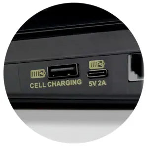 D520U Full-Featured Console Telephone with USB-A & USB-C Charging Ports Med-Pat