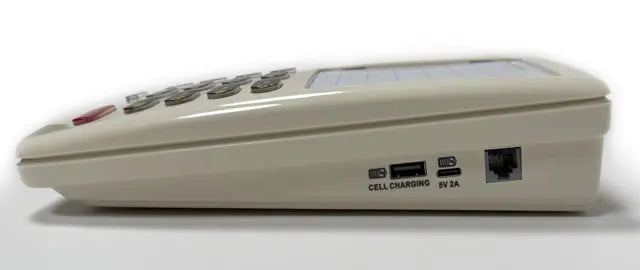 D520U Full-Featured Console Telephone with USB-A & USB-C Charging Ports Med-Pat