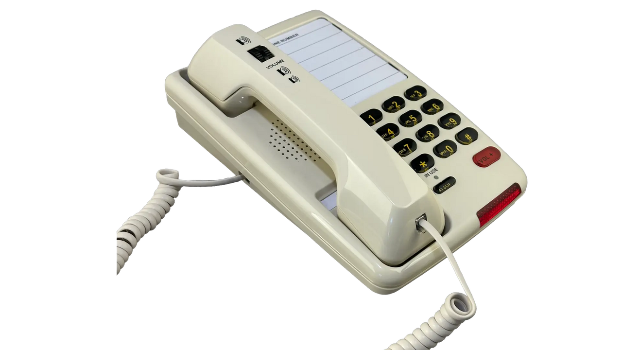 D520U Full-Featured Console Telephone with USB-A & USB-C Charging Ports Med-Pat