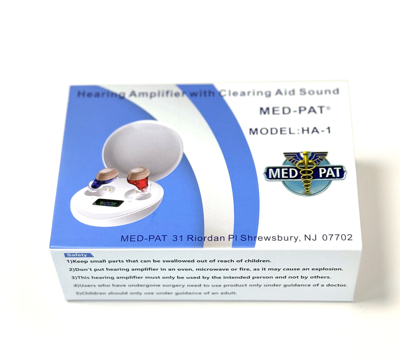 Med-Pat HA-1 Hearing Amplifier | Advanced, Affordable Hearing Aid Alternative