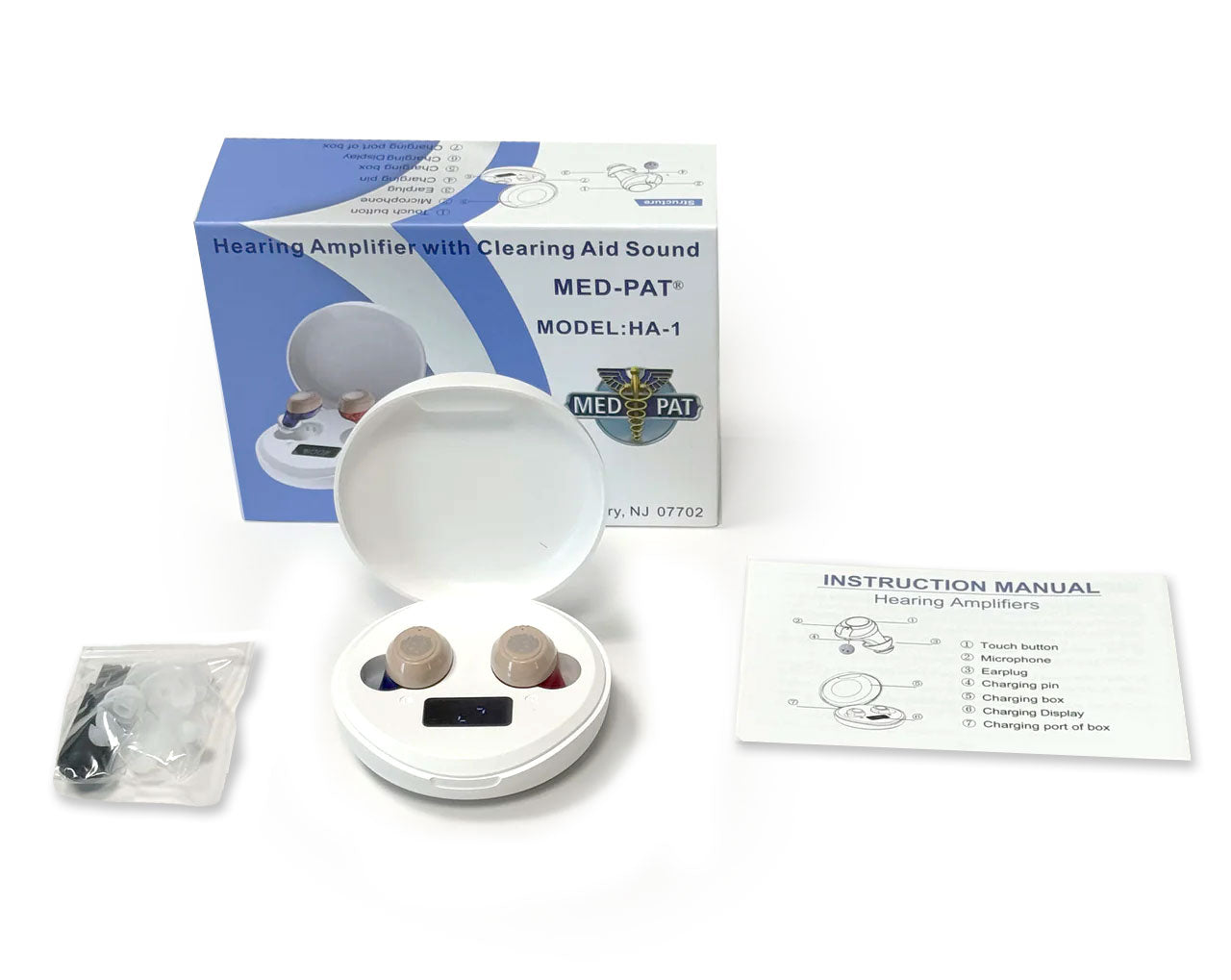 Med-Pat HA-1 Hearing Amplifier | Advanced, Affordable Hearing Aid Alternative