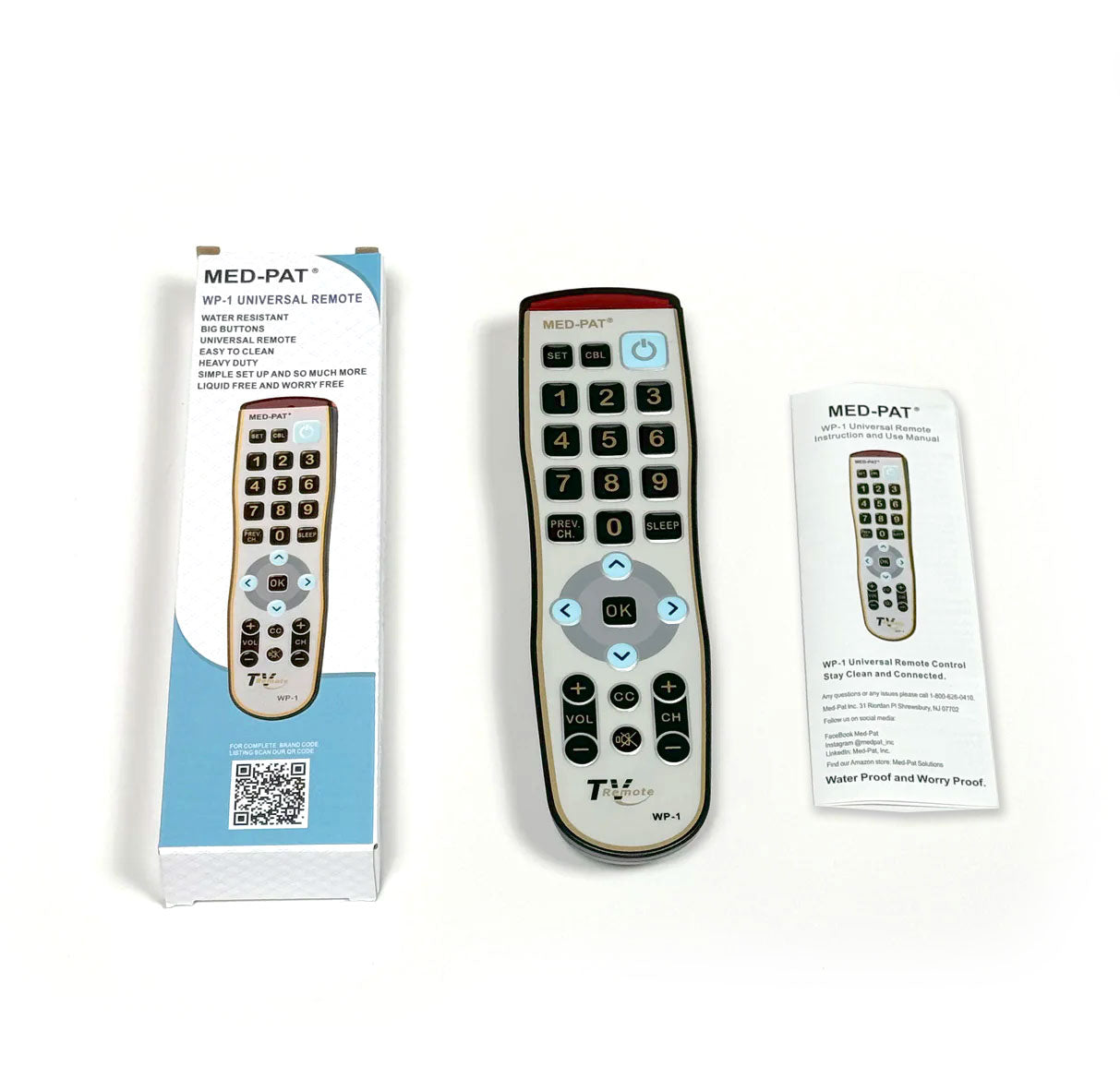 Med-Pat WP-1 Universal Waterproof Remote