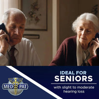 Med-Pat D2200  “2 Can Talk 2” Telephone | Dual Handset Landline Phone with Memory Keys & Enhanced Volume - MedPat Solutions