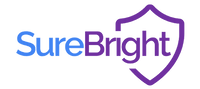SureBright logo featuring a shield design, symbolizing product warranty and protection.