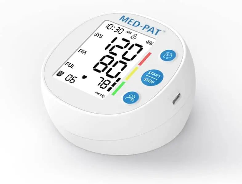 Med-Pat BP-R Round Blood Pressure Monitor | Automatic Digital BP Machine - MedPat Solutions