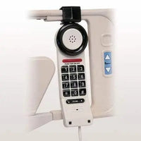 Med-Pat CL Bed Rail Clip for One-Piece Phones | Secure Mounting for Hospital Beds – Available in White, Black, and Beige - MedPat Solutions