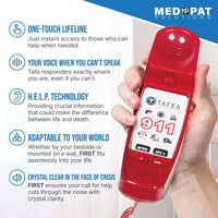 Red Dialer FIRST by TAFEA Emergency Auto Dialer - Your Safety Solution – MedPat ...