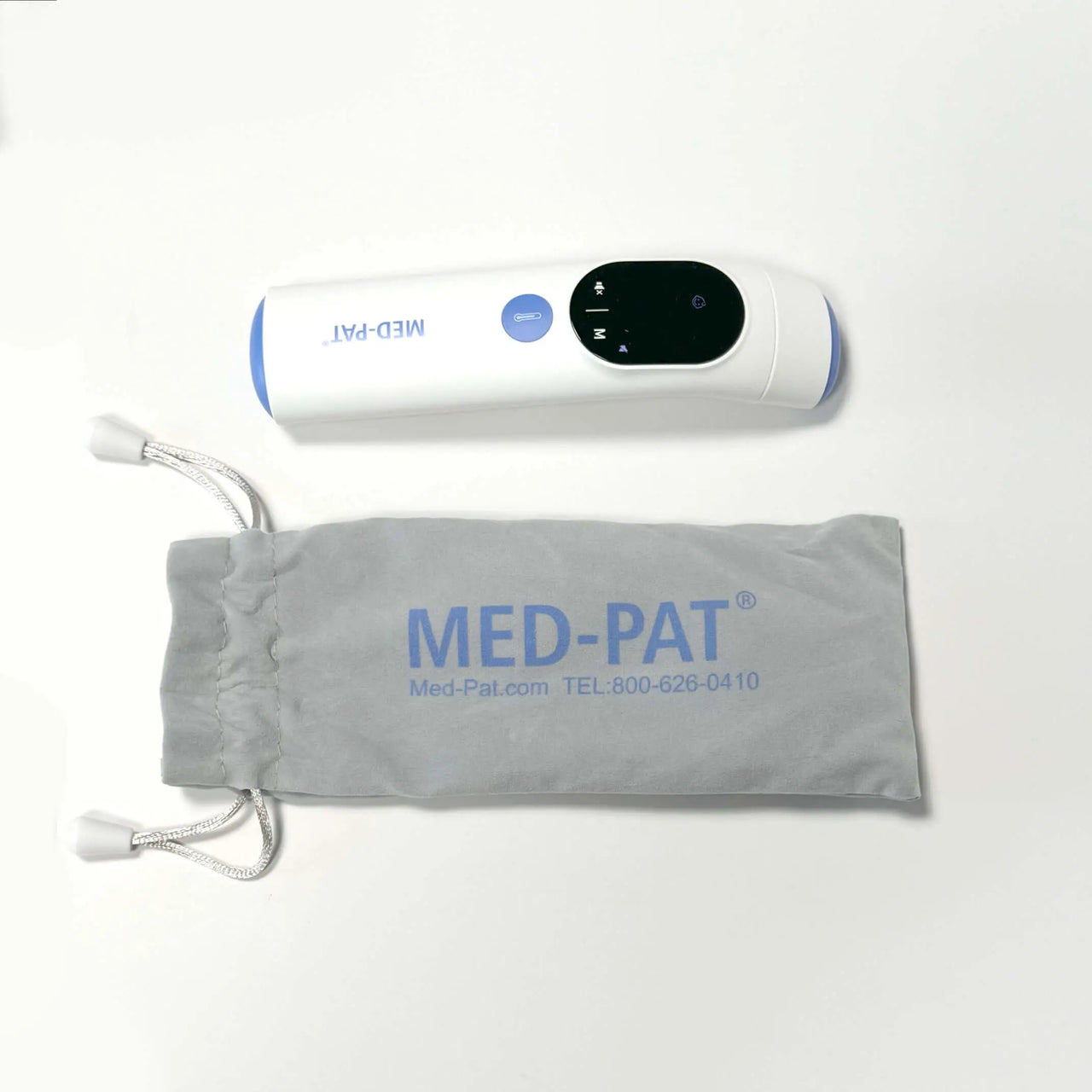 Med-Pat TH-1 Infrared 4-in-1 Thermometer – Forehead, Ear, Surface & Room Temperature Reader with Digital Display